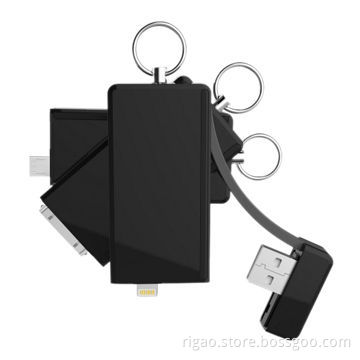 Key ring style back-up USB battery power